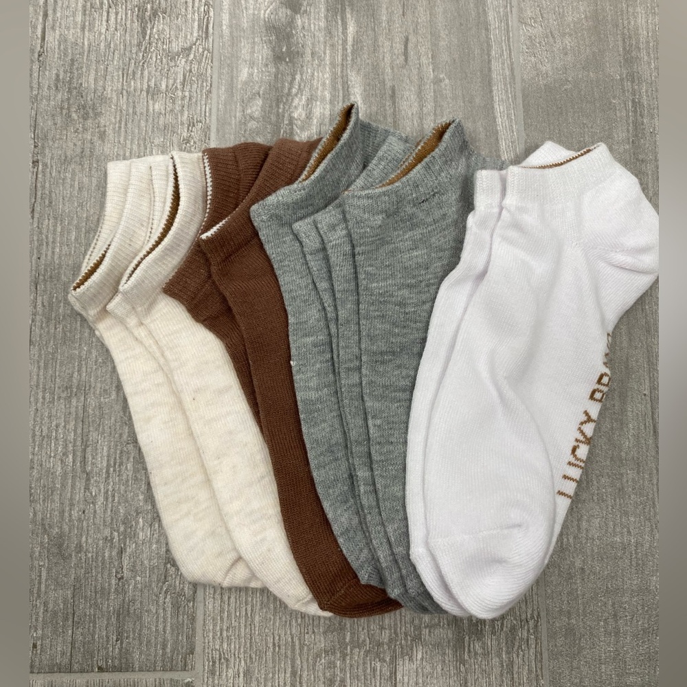 NWOT Lucky Brand women’s ankle socks 6 pair. - Picture 3 of 4